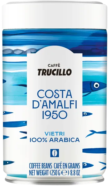 Изображение Кофе в зернах Каффе Тручилло коста амальфи 100% арабик Чезаре Тручилло ж/б, 250 г