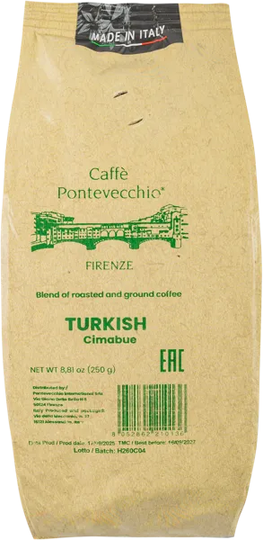 Изображение Кофе молотый Каффе Понтевеккьо Фирэнце по-турецки 80% арабика Кафемока СРЛ м/у, 250 г