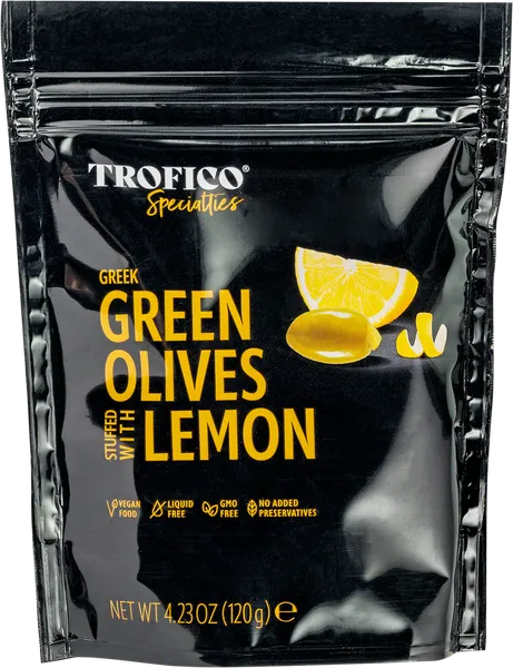 Изображение Оливки с лимоном Трофико Трофико С.А. м/у, 120 г