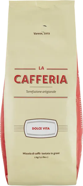 Изображение Кофе в зернах Ла Кафферия дольче вита 100% арабика Торрефационе Каффе м/у, 1 КГ