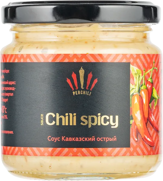 Изображение Соус майонезный Перчили кавказский острый Торопова Ш.Р. ИП с/б, 180 г