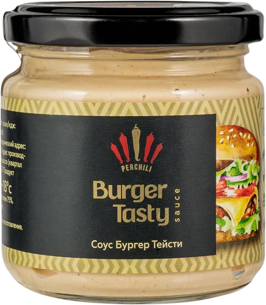 Изображение Соус майонезный Перчили бургер тейсти Торопова Ш.Р. ИП с/б, 180 г