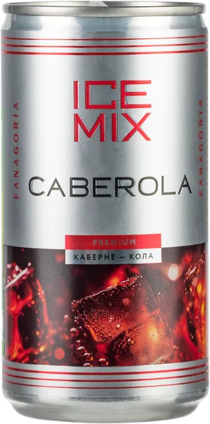 Изображение Напиток слабоалкогольный красное газированное Айс Микс Каберола каберне совиньон Фанагория АПФ ОАО ж/б, 0,185 л