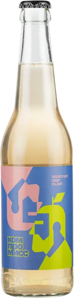 Изображение Сидр яблочный п/сух 5% н/ф Компромисс Заповедник с/б, 0,45 л