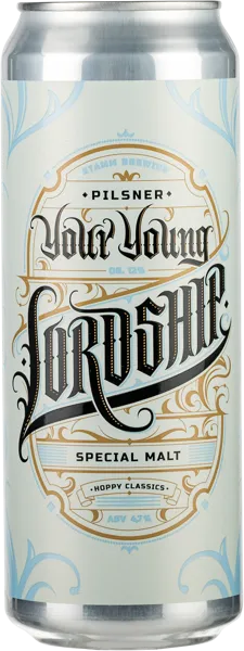 Изображение Пиво светлое Лагер 4,7% Стамм Йор Лордшип Янг пилснер Стамм Бир ж/б, 0,45 л