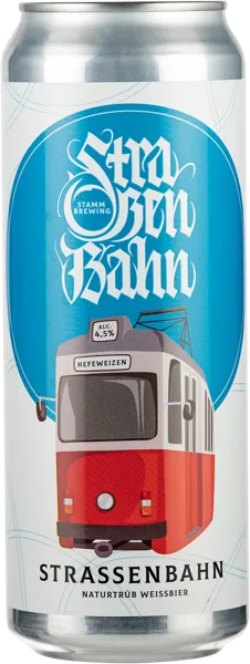 Изображение Пиво светлое хефевацен 4,5% н/ф Стамм Штрассенбан Стамм Бир ж/б, 0,45 л