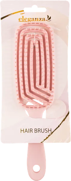 Изображение Расческа для волос Элеганза скелетная розовая Купман Интернэшнл к/у, 1 шт