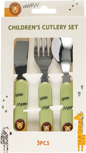 Изображение Набор столовых приборов детский Купман нож вилка ложка Купман Интернэшнл к/у, 1 шт