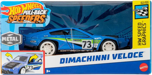 Изображение Машина 1:64 в ассортименте Хот вилс пул бэк спидерс Маттэл п/у, 1 шт