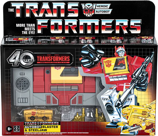 Изображение Фигурка интерактивная Трансформеры бластер и стилджо Хасбро к/у, 1 шт