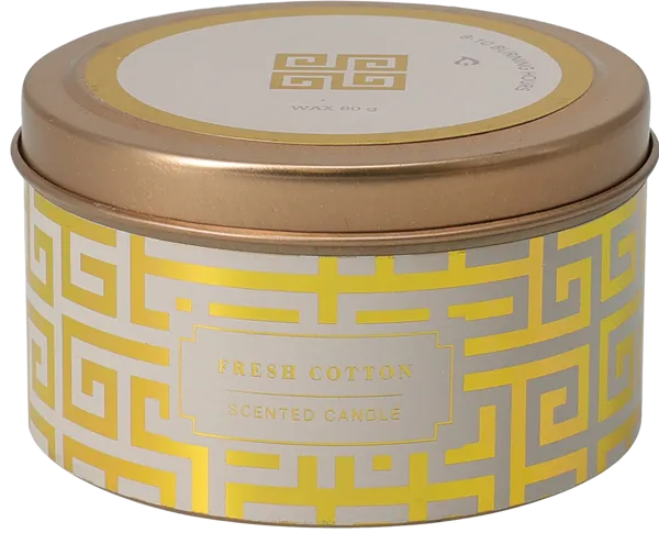 Изображение Свеча 8*5см в банке Купман арома геометрический Купман Интернэшнл , 1 шт