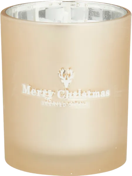 Изображение Свеча 8см в стакане Купман мерри кристмас матовая Купман Интернэшнл , 1 шт