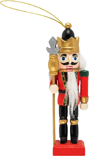 Изображение Подвеска 10см дерево Купман щелкунчик ассорти Купман Интернэшнл , 1 шт