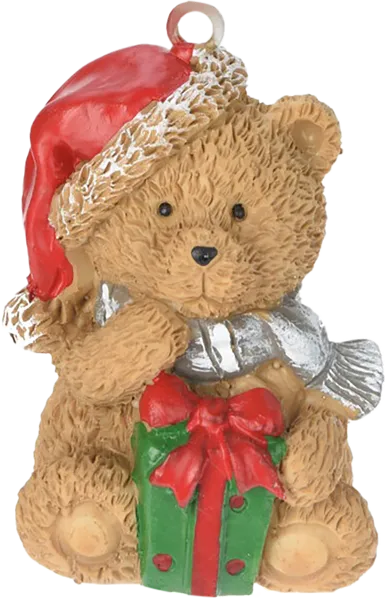 Изображение Подвеска 5см полистоун Купман медвежонок в колпаке Купман Интернэшнл , 1 шт