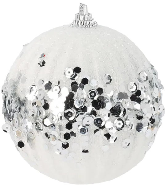 Изображение Шар 8см пластик Купман с пайетками ассорти Купман Интернэшнл , 1 шт