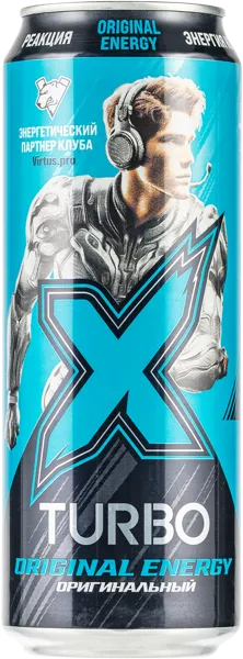 Изображение Напиток газ Икс-Турбо Энерджи Ориджинал Аквалайф ж//б, 0,45 л