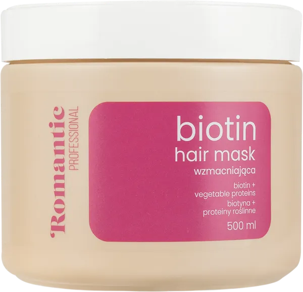 Изображение Маска для слабых волос Романтик с биотином укрепляющая Форте Свиден п/у, 500 мл