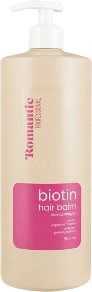 Изображение Бальзам для слабых волос Романтик с биотином укрепляющий Форте Свиден п/у, 850 мл