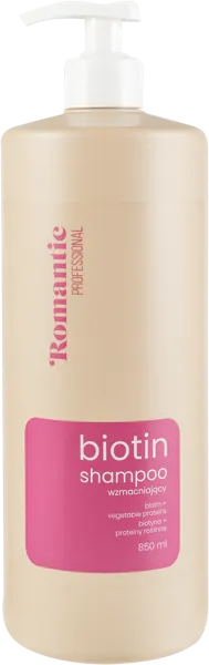 Изображение Шампунь для слабых волос Романтик с биотином укрепляющий Форте Свиден п/у, 850 мл