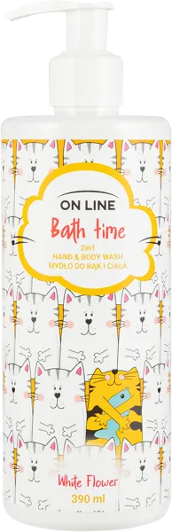Изображение Гель для душа Он лайн белый цветок Форте Свиден п/у, 390 мл