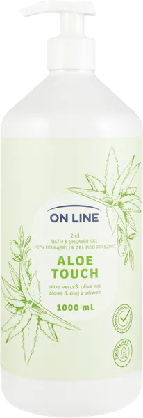 Изображение Гель для душа кремовый Он лайн алоэ масло оливы Форте Свиден п/у, 1 л