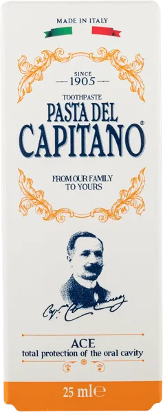 Изображение Зубная паста комплесн защита Дель капитано 1905 витамины АСЕ Фармасьютичи к/у, 25 мл