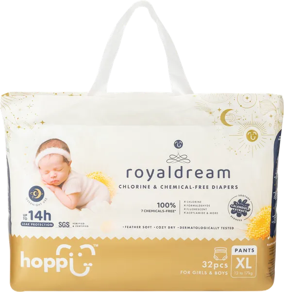 Изображение Трусики ХL 12-17кг Хоппи роялдрим Нэйчеркер Косметикс м/у, 32 шт