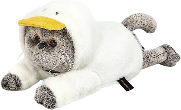 Изображение Мягкая игрушка 19см Будибаса басик в худи гусик МПП ООО , 1 шт