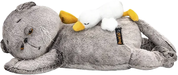 Изображение Мягкая игрушка 50см Будибаса басик с гусиком МПП ООО , 1 шт