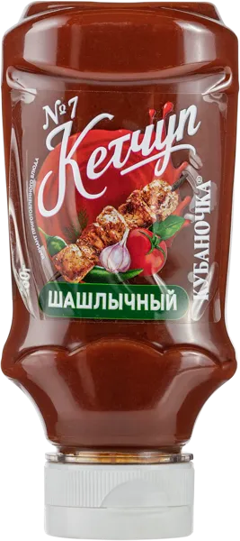 Изображение Кетчуп томатный Кубаночка шашлычный №7 Гранд-Стар п/б, 260 г