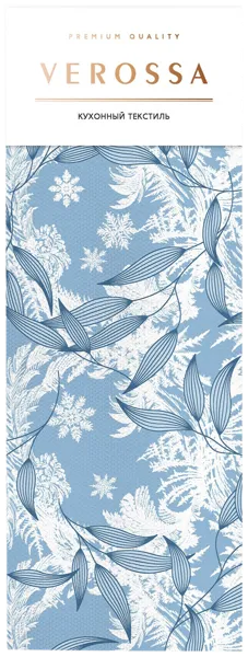 Изображение Полотенце 40*70см для кухни Веросса морозные узоры Нордтекс , 1 шт