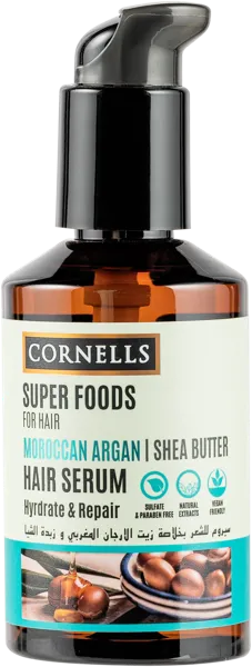 Изображение Сыворотка для всех типов волос Корнеллс масло ши увлажняющая Премьер косметикс п/у, 165 мл