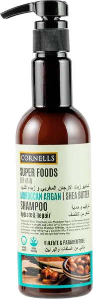 Изображение Шампунь для всех типов волос Корнеллс масло ши увлажняющий Премьер косметикс п/у, 500 мл