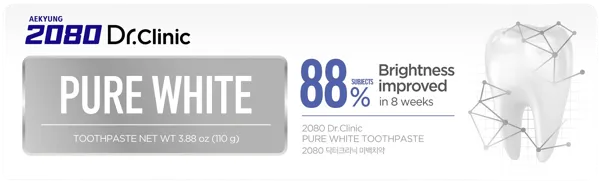 Изображение Зубная паста Дентал клиник 2080 отбеливание Экён к/у, 110 г