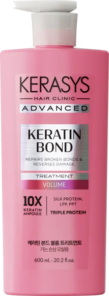 Изображение Бальзам для всех типов волос Керасис Эдванс Кератин Бонд объем с коллагеном Экён п/у, 600 мл