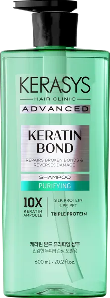 Изображение Шампунь для поврежд волос Керасис Эдванс Кератин Бонд восстановление Экён п/у, 600 мл