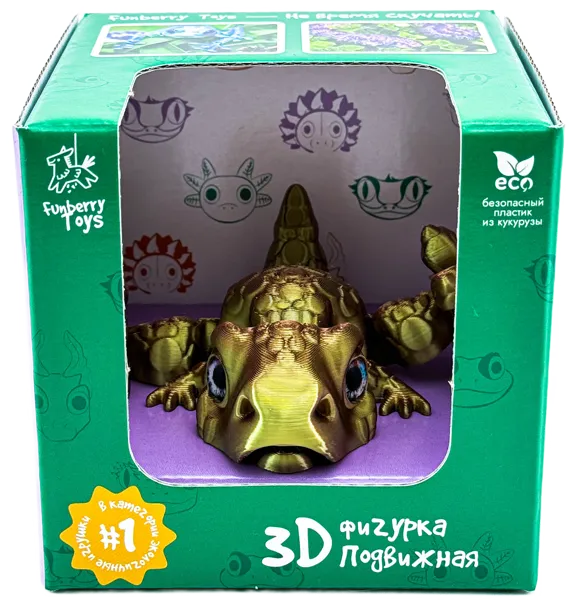 Изображение Фигурка антистресс Фанберри тойз тиранозавр эд Фанберри Тойз ООО к/у, 1 шт