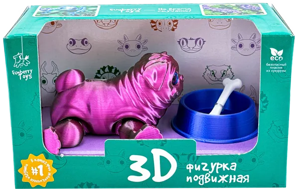 Изображение Фигурка антистресс Фанберри тойз мопс фрэнк Фанберри Тойз ООО к/у, 1 шт