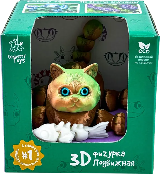 Изображение Фигурка антистресс Фанберри тойз кот морис Фанберри Тойз ООО к/у, 1 шт