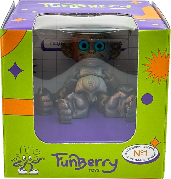 Изображение Фигурка антистресс Фанберри тойз малыш шимпанзе Фанберри Тойз ООО к/у, 1 шт