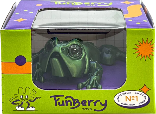 Изображение Фигурка антистресс Фанберри тойз лягух ням Фанберри Тойз ООО к/у, 1 шт