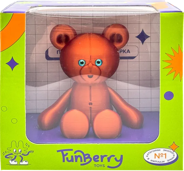 Изображение Фигурка антистресс Фанберри тойз медведь тедди Фанберри Тойз ООО к/у, 1 шт