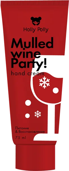 Изображение Крем для рук питательный Холли полли вечеринка с глинтвейном Фэмили Косметик п/у, 75 мл