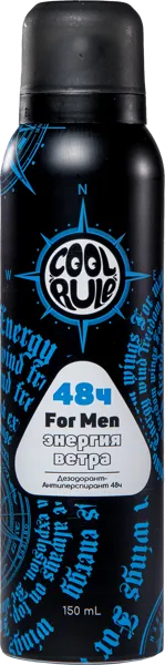 Изображение Антиперспирант мужской Кул рул энергия ветра Аэрофа ж/б, 150 мл