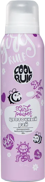 Изображение Антиперспирант женский Кул рул цветочный рай Аэрофа ж/б, 150 мл
