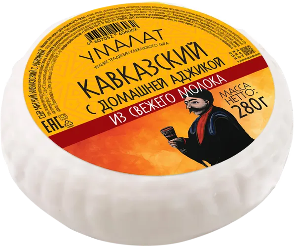 Изображение Сыр 40% свежий Умалат кавказский аджика Унагранде Компани м/у, 280 г