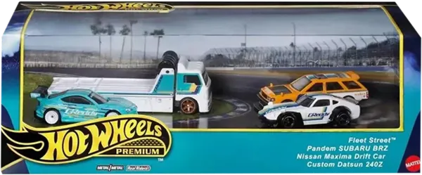 Изображение Машина 1:64 Хот вилс флит стрит Маттэл к/у, 4 шт