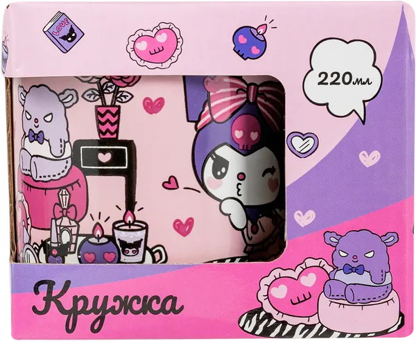 Изображение Кружка 220 мл фарфор НД плэй куроми Шаньдун Хуаньтай к/у, 1 шт