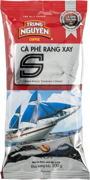 Изображение Кофе молотый 70% робуста Чунг Нгуен Конке Чунг Нгуен м/у, 100 г