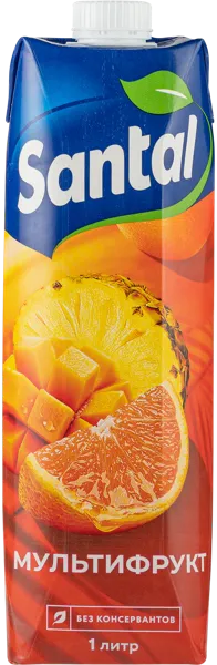 Изображение Нектар Сантал мультифрукт Пармалат т/п, 1 л